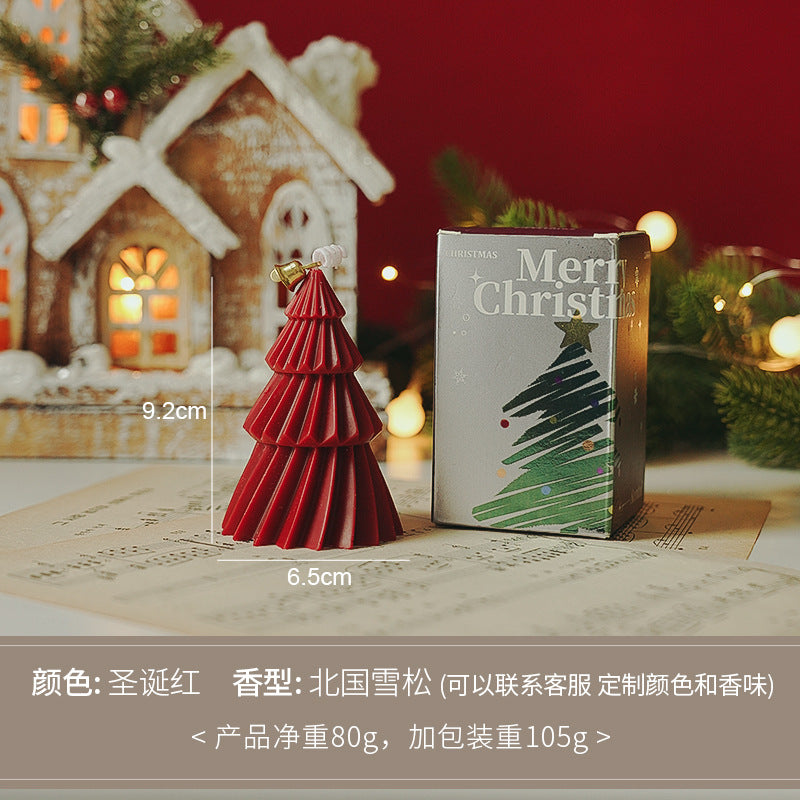 Christmas tree candle souvenirs, practical all handcrafted scented ornaments, scented candles